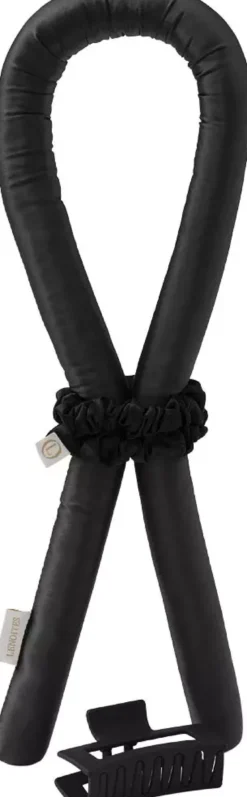 Lenoites Heatless Curls in Mulberry Silk Small Black