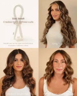 Lenoites Heatless Curls in Mulberry Silk Large Black