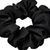Lenoites Mulberry Silk Scrunchie White