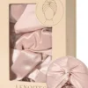 Lenoites Mulberry Silk Sleeping Cap Pink