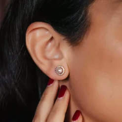 Lily and Rose Colette pearl stud earrings Rosaline