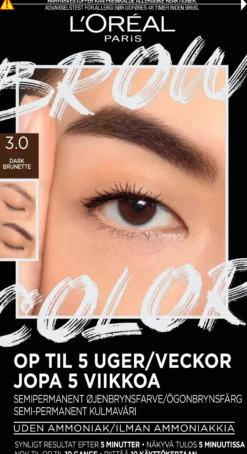 Loreal Paris Brow Color Semi-Permanent Eyebrow Color 5.0 Brunette
