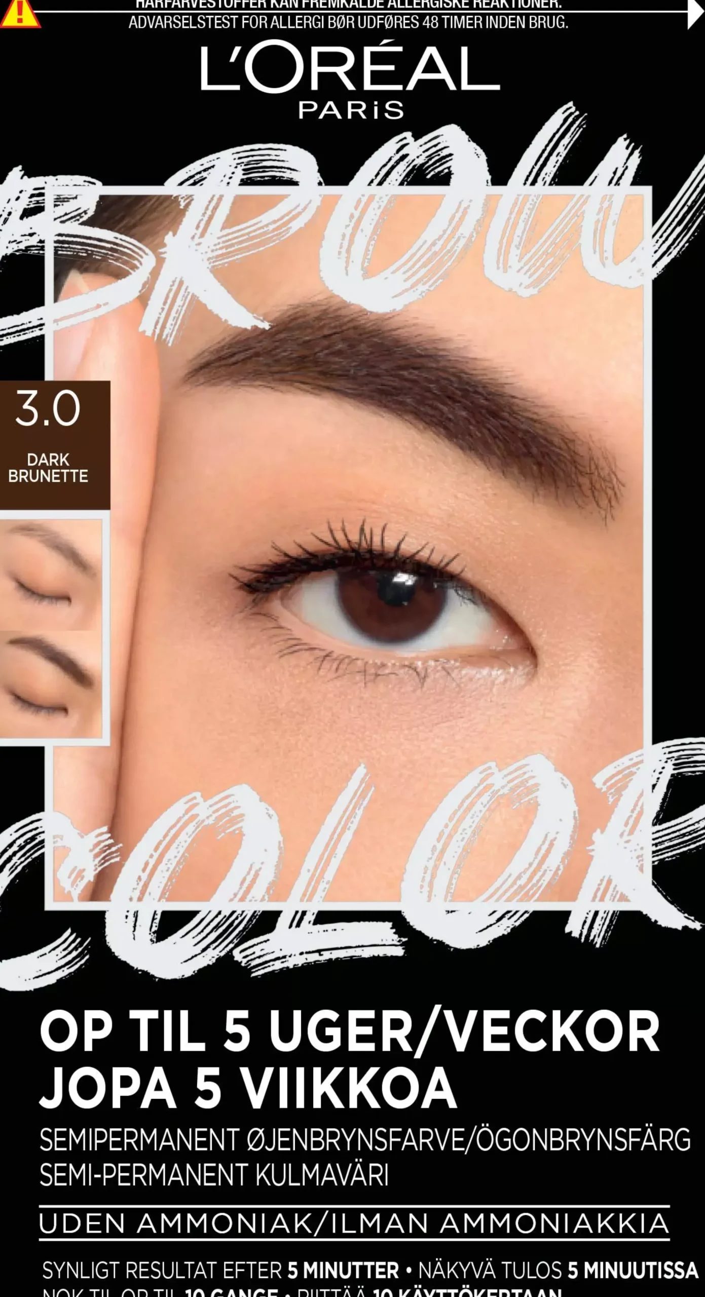 Loreal Paris Brow Color Semi-Permanent Eyebrow Color 5.0 Brunette