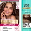 Loreal Paris Bundle Excellence 5 Natural Light Brown & Magic Retouch Roots 3 Brown 75 ml