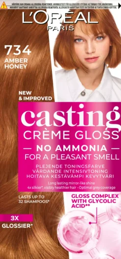 Loreal Paris Casting Crème Gloss Semi-permanent Coloration 210 Blue Black