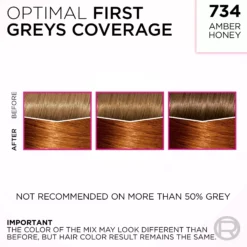 Loreal Paris Casting Crème Gloss Semi-permanent Coloration 734 Amber Honey