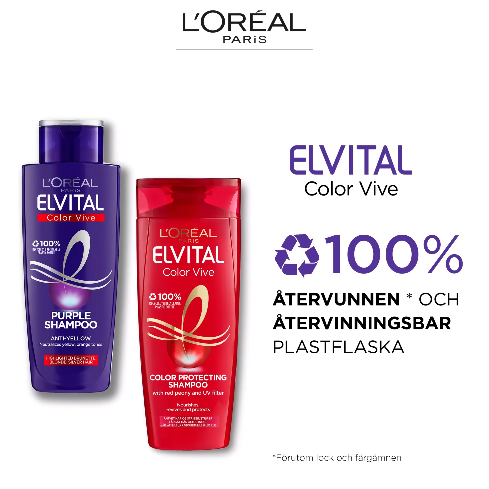 Loreal ParisColor-Vive Elvital Purple Mask 150 ml