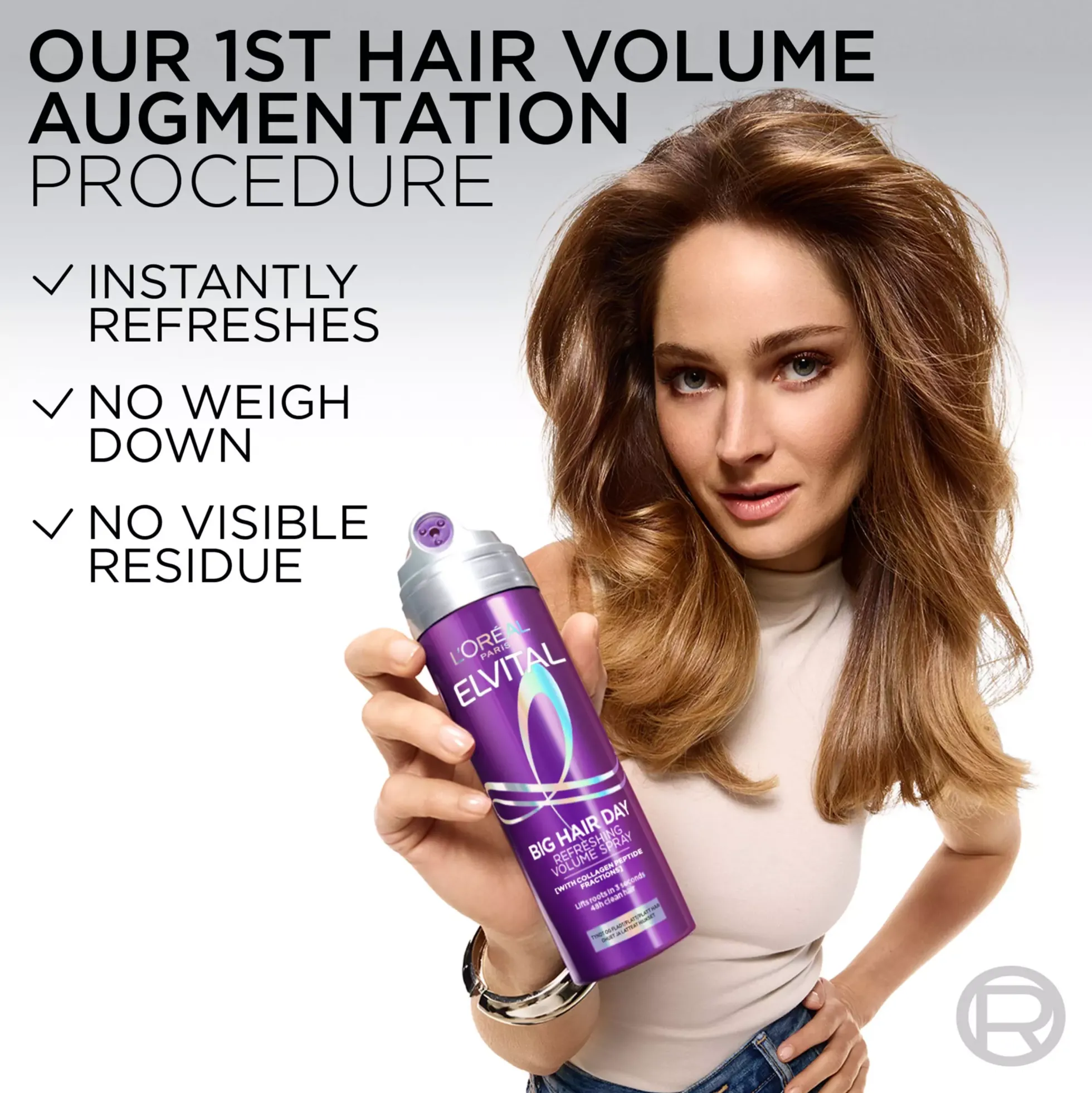 Loreal ParisElvital Collagen Lifter Shampoo 250 ml & Conditioner 200ml & Big Hair Day Refreshing Volume Spray 200 ml