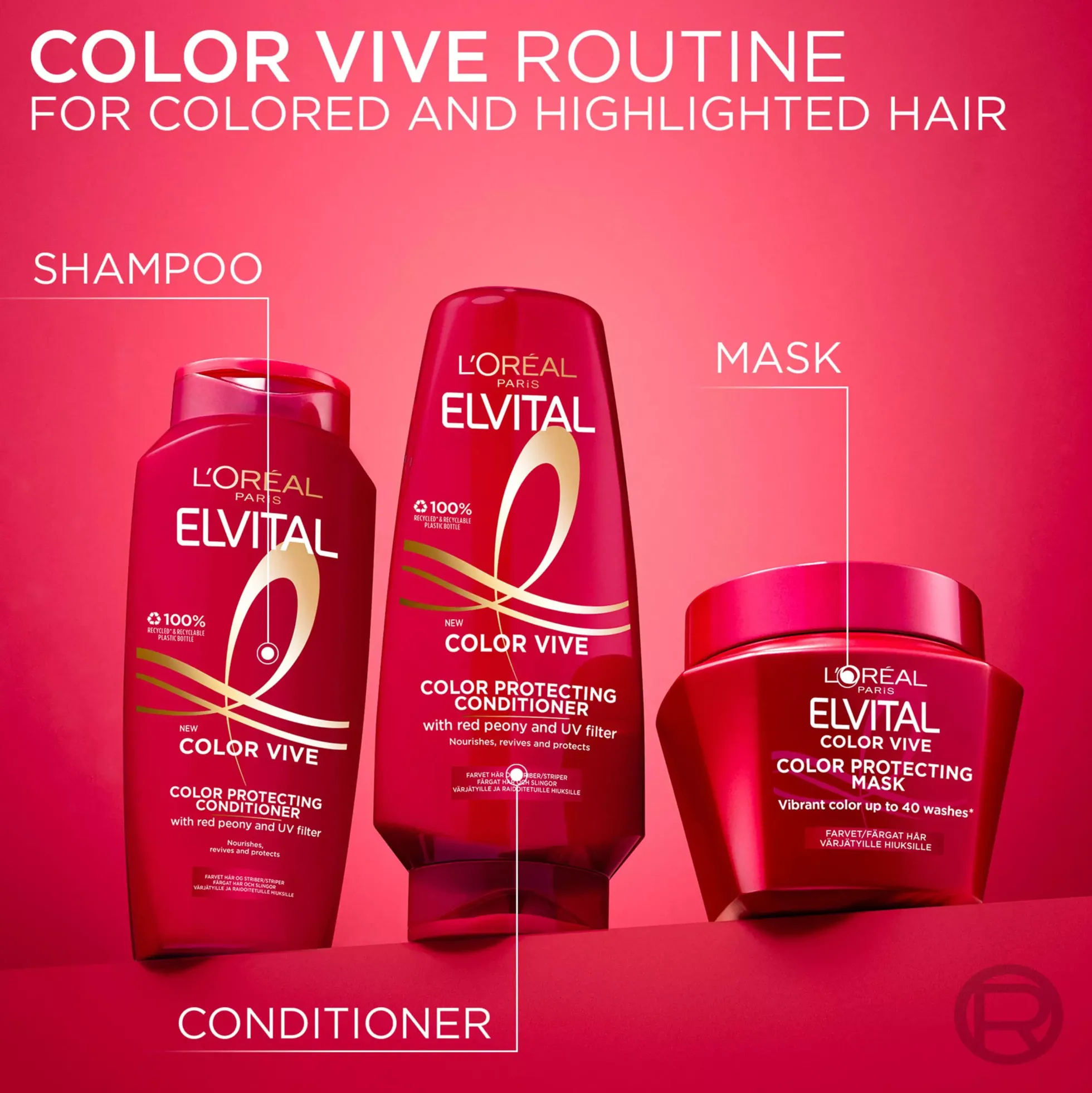 Loreal ParisElvital Color Vive Hårinpackning 300 ml
