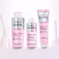 Loreal ParisElvital Glycolic Gloss Bundle Shampoo 200 ml & Conditioner 150 ml & Treatment 200 ml