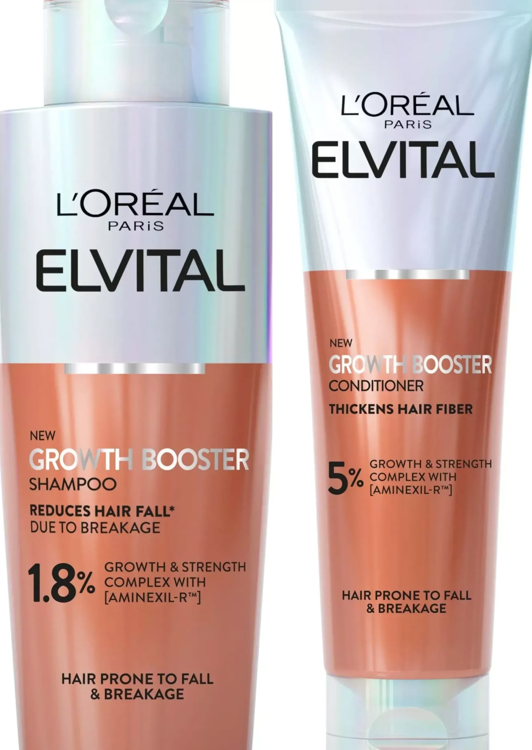 Loreal ParisElvital Growth Booster Bundle Shampoo 200 ml & Conditioner 150 ml