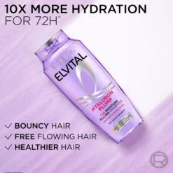 Loreal ParisElvital Hyaluron Plump Shampoo for Dehydrated Hair 1000 ml