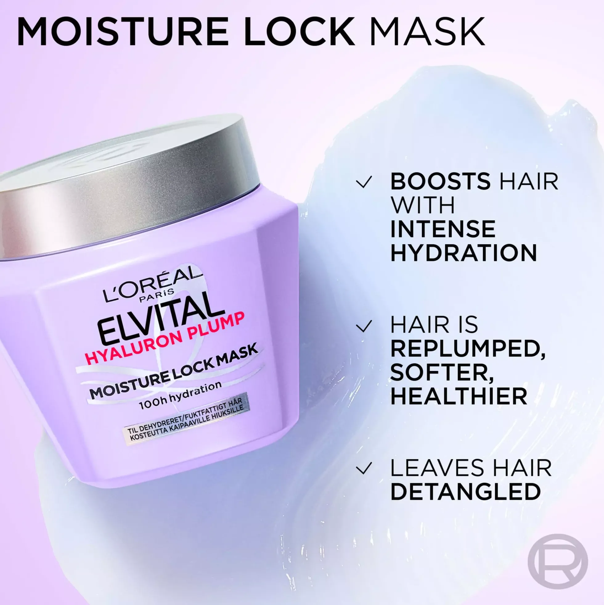 Loreal ParisElvital Hyaluron Plump Hair Mask 300 ml