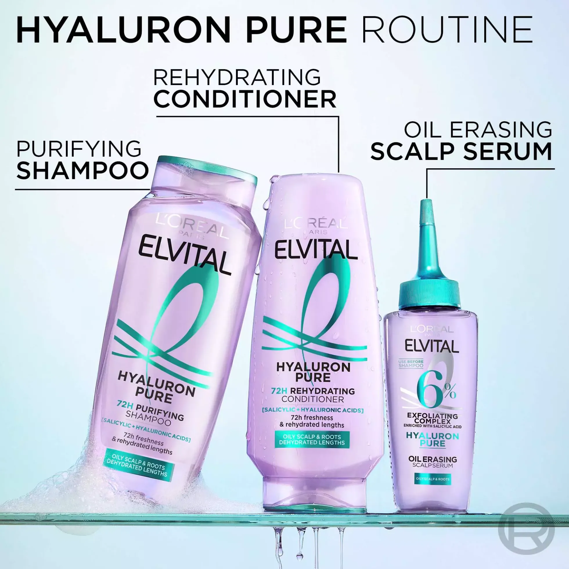 Loreal ParisElvital Hyaluron Pure Rehydrating Conditioner 400 ml