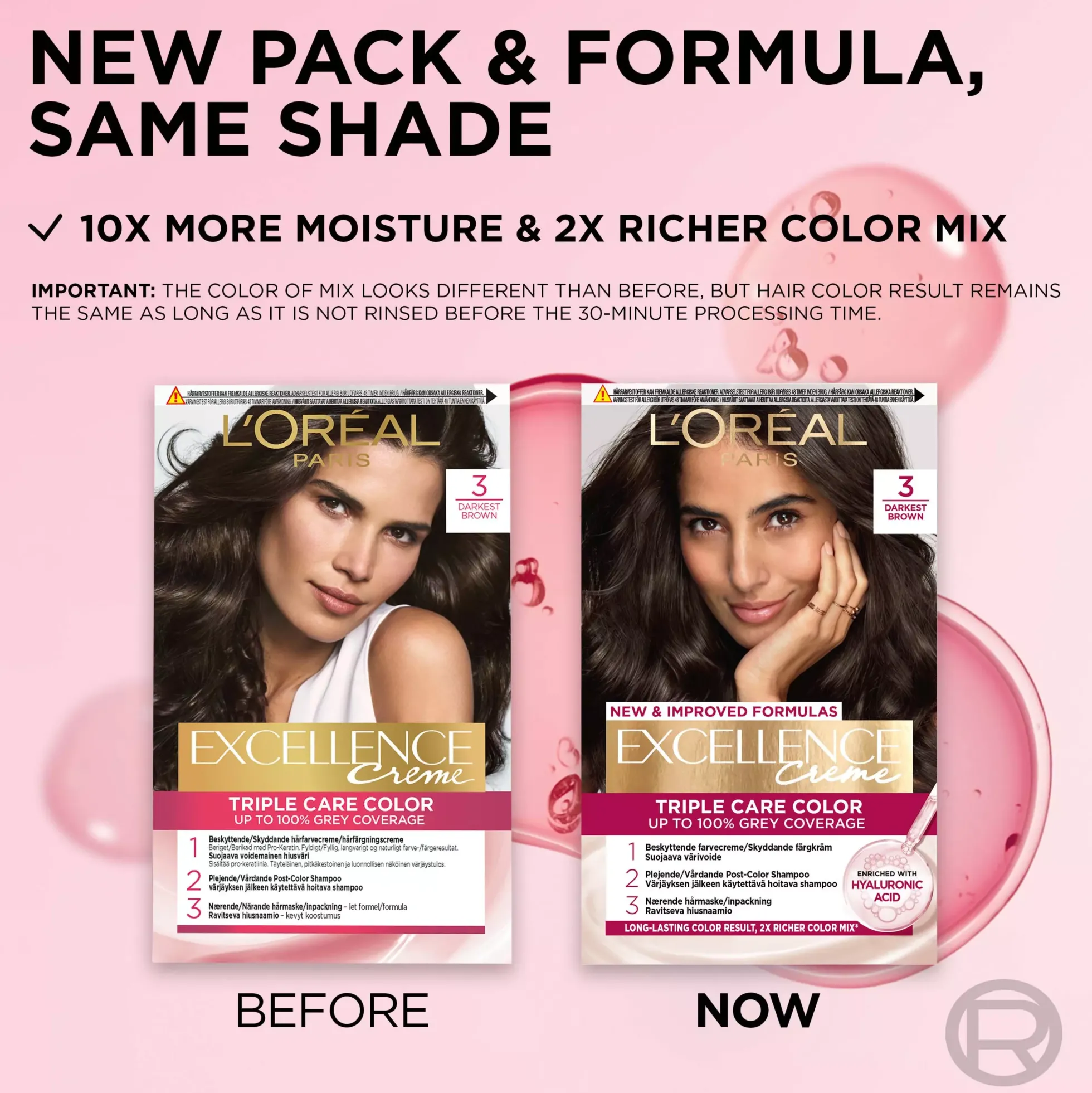 Loreal ParisExcellence Crème Triple Care Color 8 Natural Light Blonde