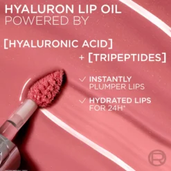 Loreal Paris Plump Ambition Hyaluron Lip Oil 101 Cristal Clear