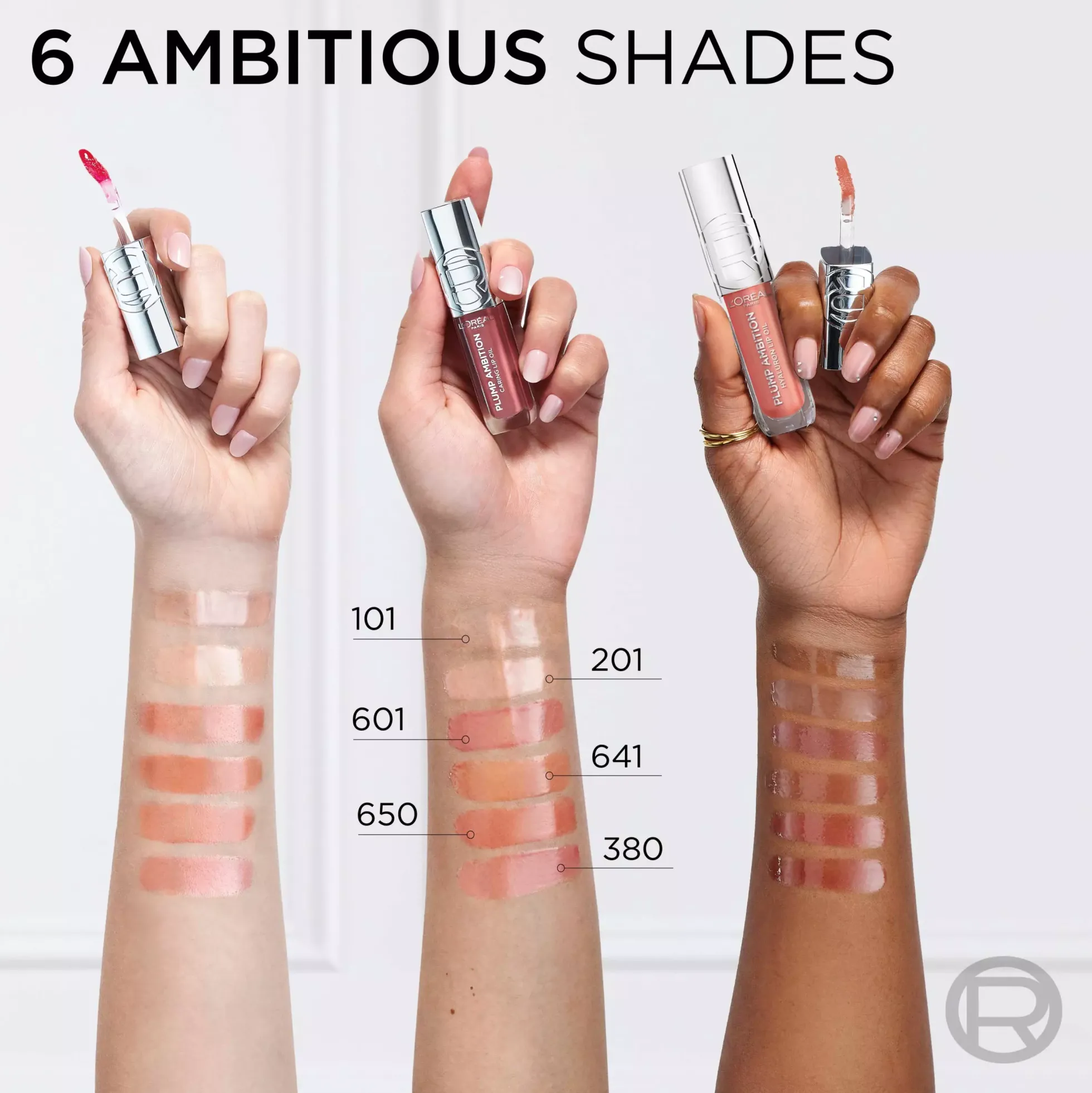 Loreal Paris Plump Ambition Hyaluron Lip Oil 101 Cristal Clear