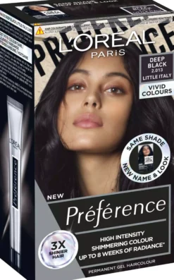 Loreal ParisPréférence Vivids Deep Black 2.013