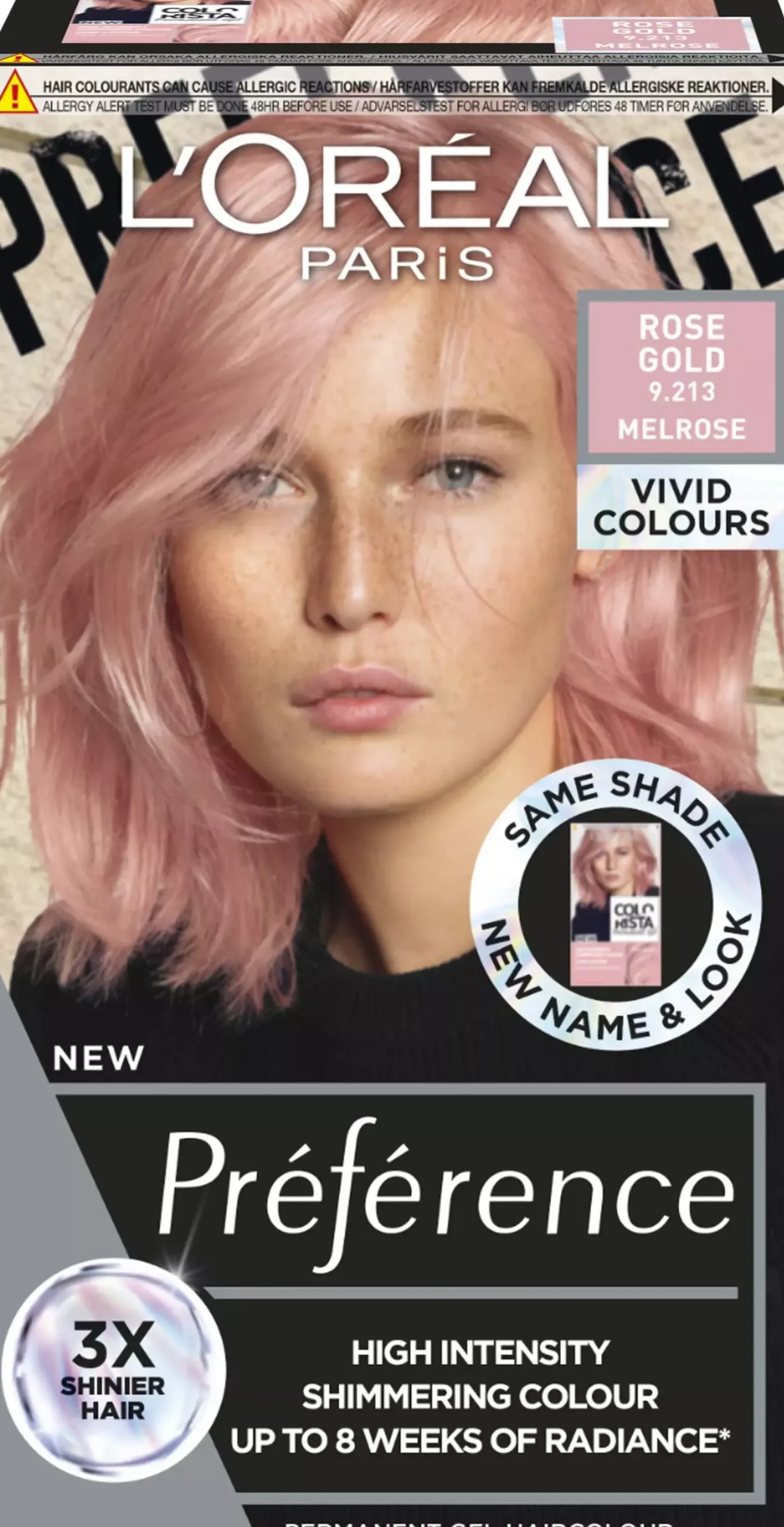 Loreal ParisPréférence Vivids Rose Gold 9.213