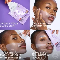 Loreal ParisRevitalift Filler Glass Skin Hydrogel Glow Mask