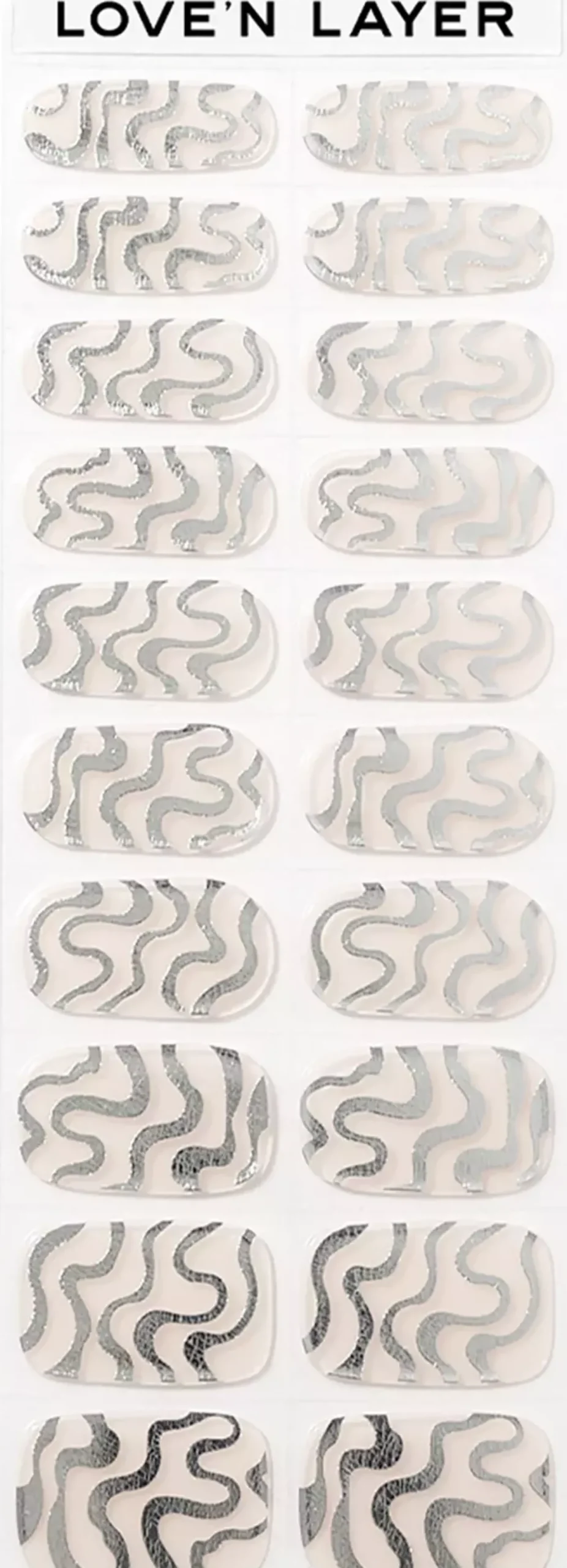Love'n Layer Dark Days '23 Sweet Swirl Shiny Silver