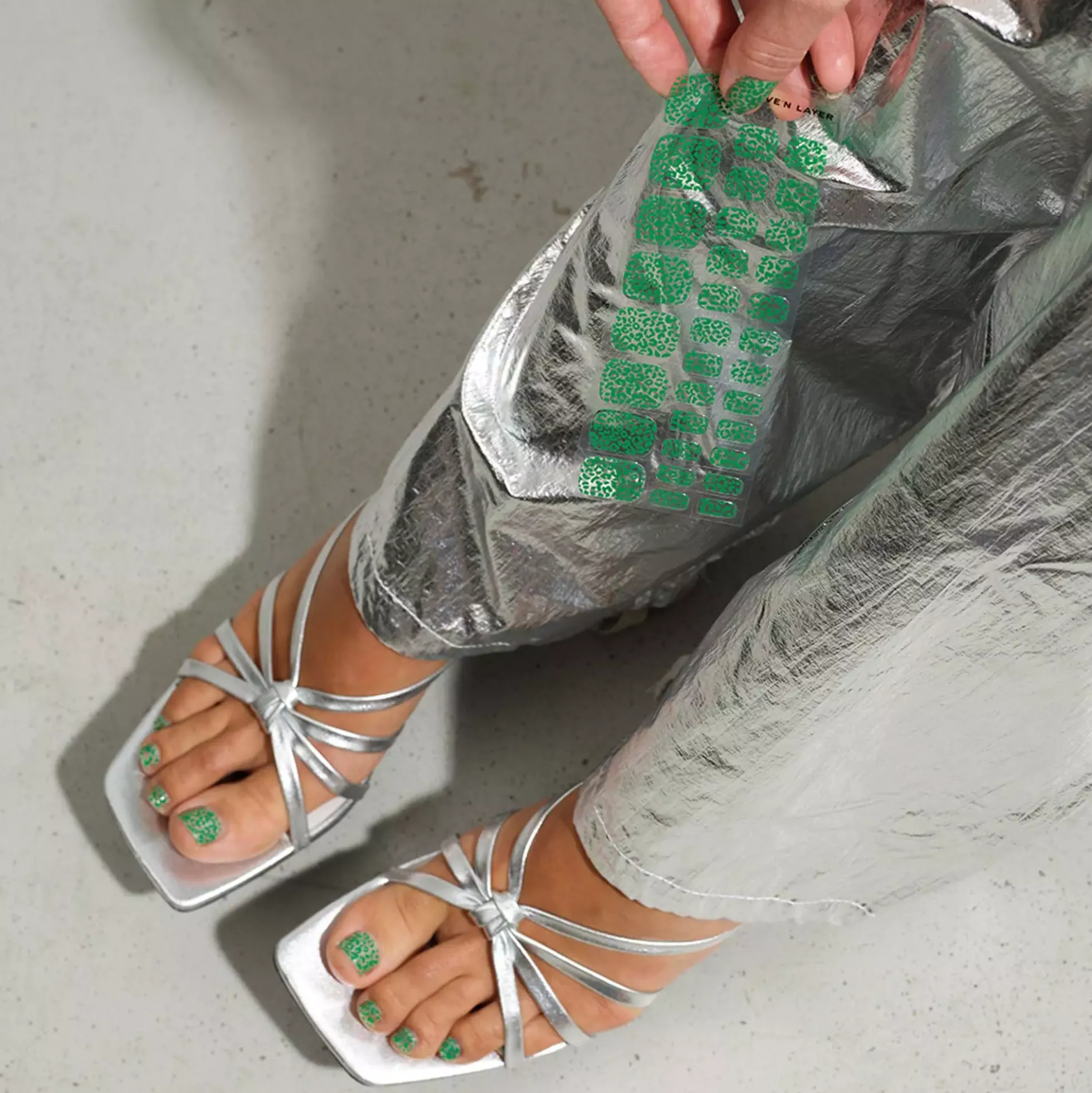 Love'n Layer Leo Toe B. Green
