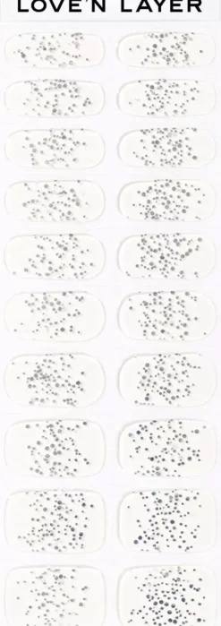 Love'n Layer Love Note Funky Sparkle Silver