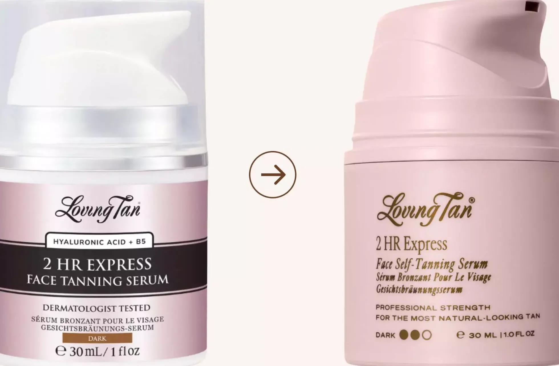 Loving Tan2 HR Express Face Tanning Serum Dark