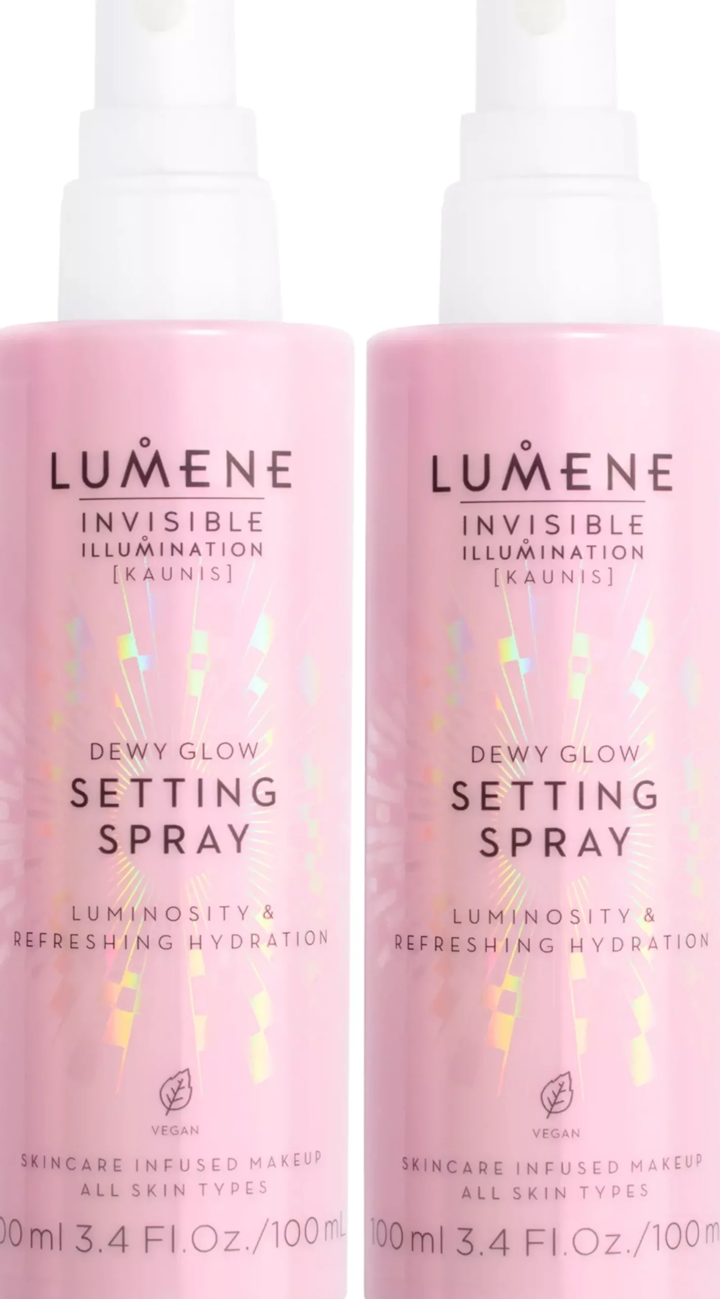 LumeneInvisible Illumination Dewy Glow Setting Spray Duo 2x100 ml