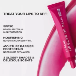 Lumene Lip Glow Oil Balm 5 Raspberry