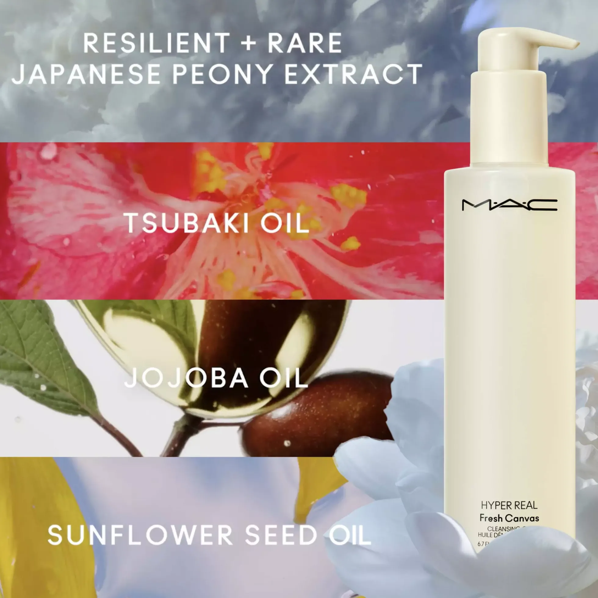 MAC CosmeticsHyper Real Fresh Canvas Cream To Foam Cleanser 30 ml