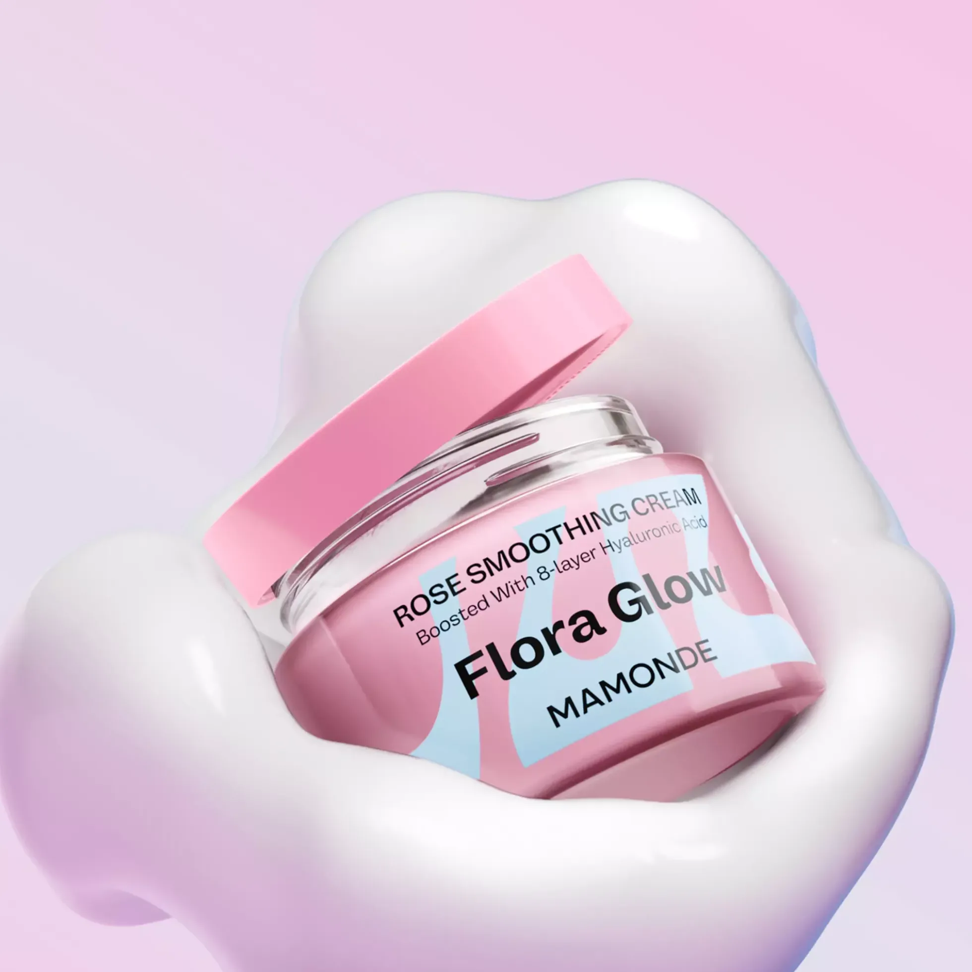 Mamonde Flora Glow Rose Smoothing Cream 50 ml