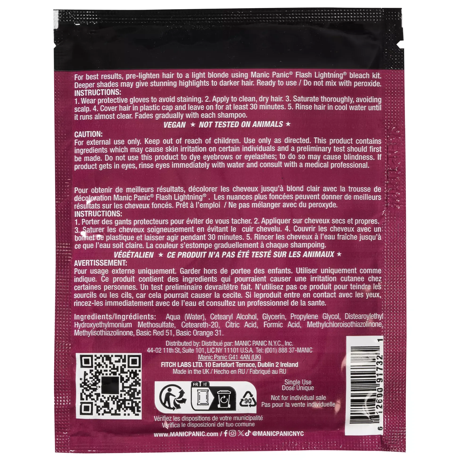 Manic PanicClassic High Voltage® Sachet Vampire™ Red