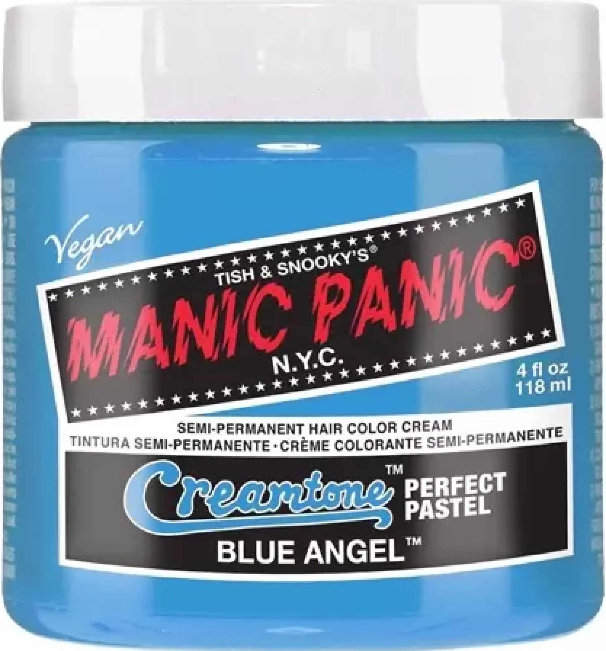Manic Panic Semi-Permanent Hair Color Cream Blue Angel