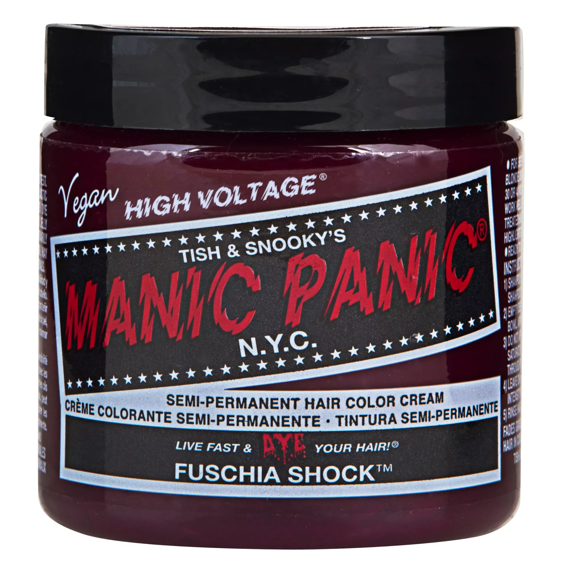 Manic Panic Semi-Permanent Hair Color Cream Fuschia Shock