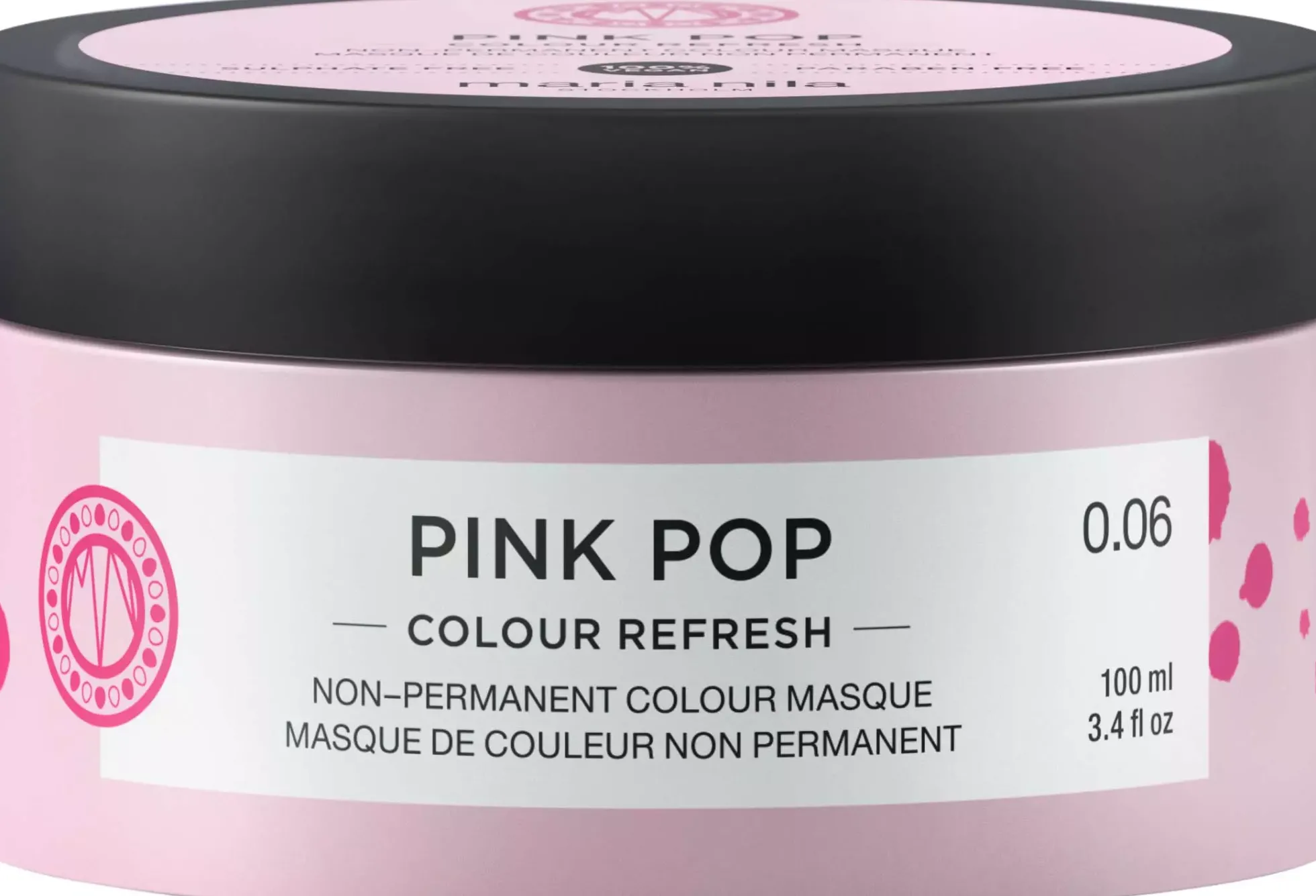 maria nilaColour Refresh Non-Permanent Colour Masque 0.06 Pink Pop