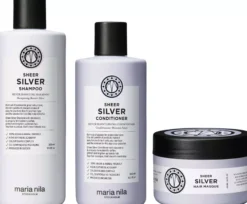 maria nilaSheer Silver Bundle Shampoo 350 ml & Conditioner 300 ml & Masque 250 ml