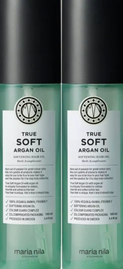 maria nilaTrue Soft Argan Oil 100 ml x 2