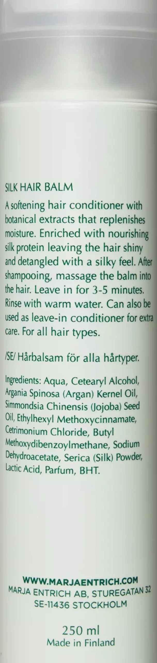 Marja Entrich Silk Hair Balm 250 ml