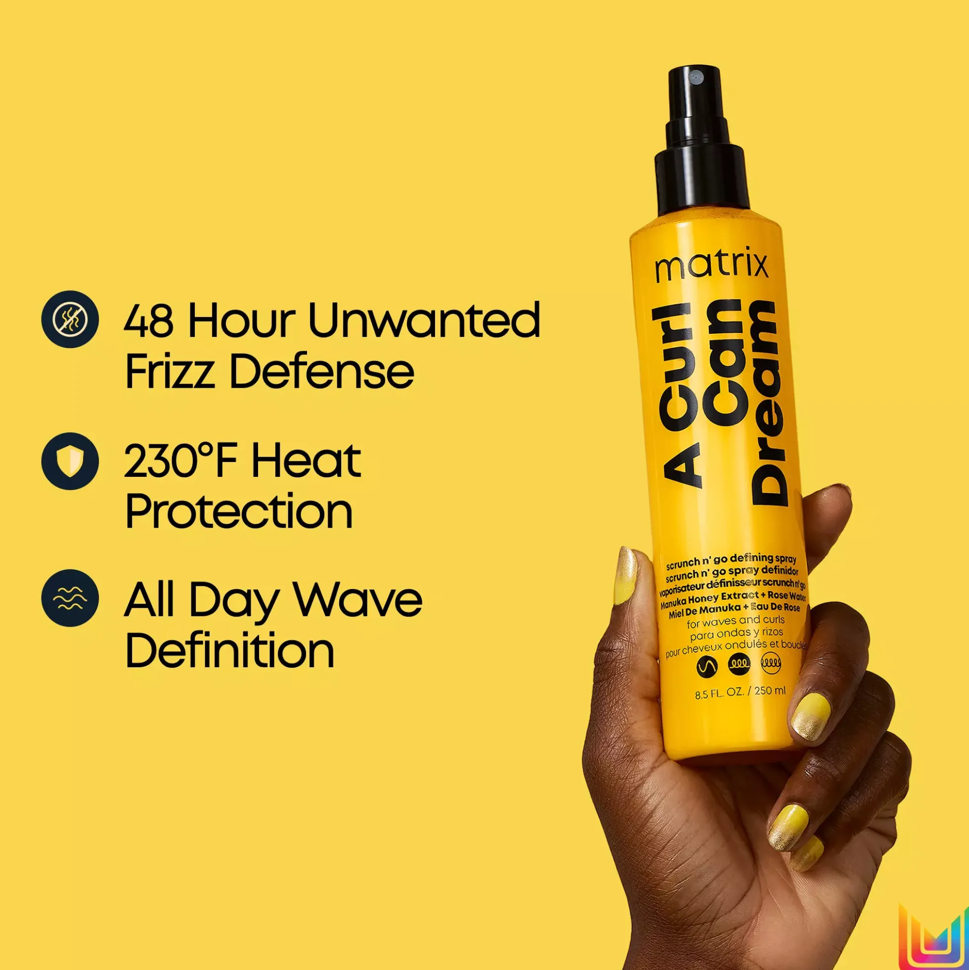 MatrixA Curl Can Dream Scrunch N' Go Defining Spray 250 ml
