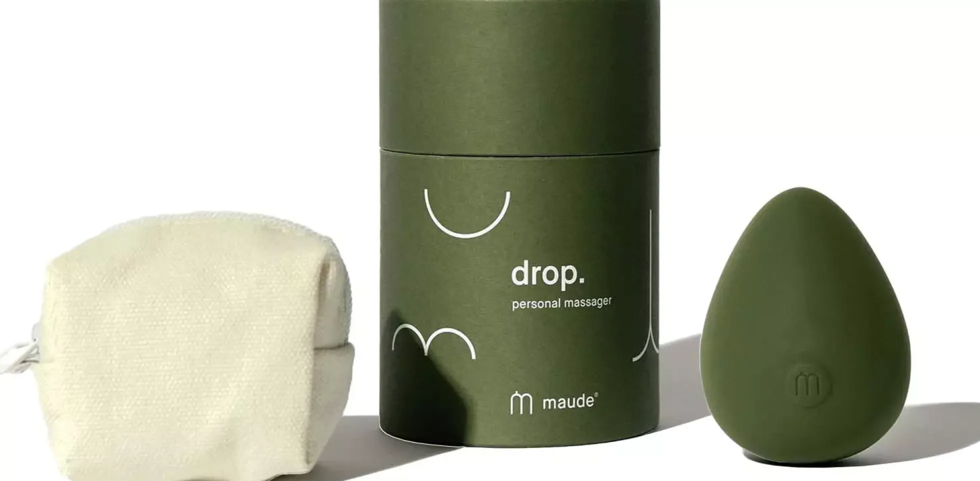 maude Drop. Personal Massager Green