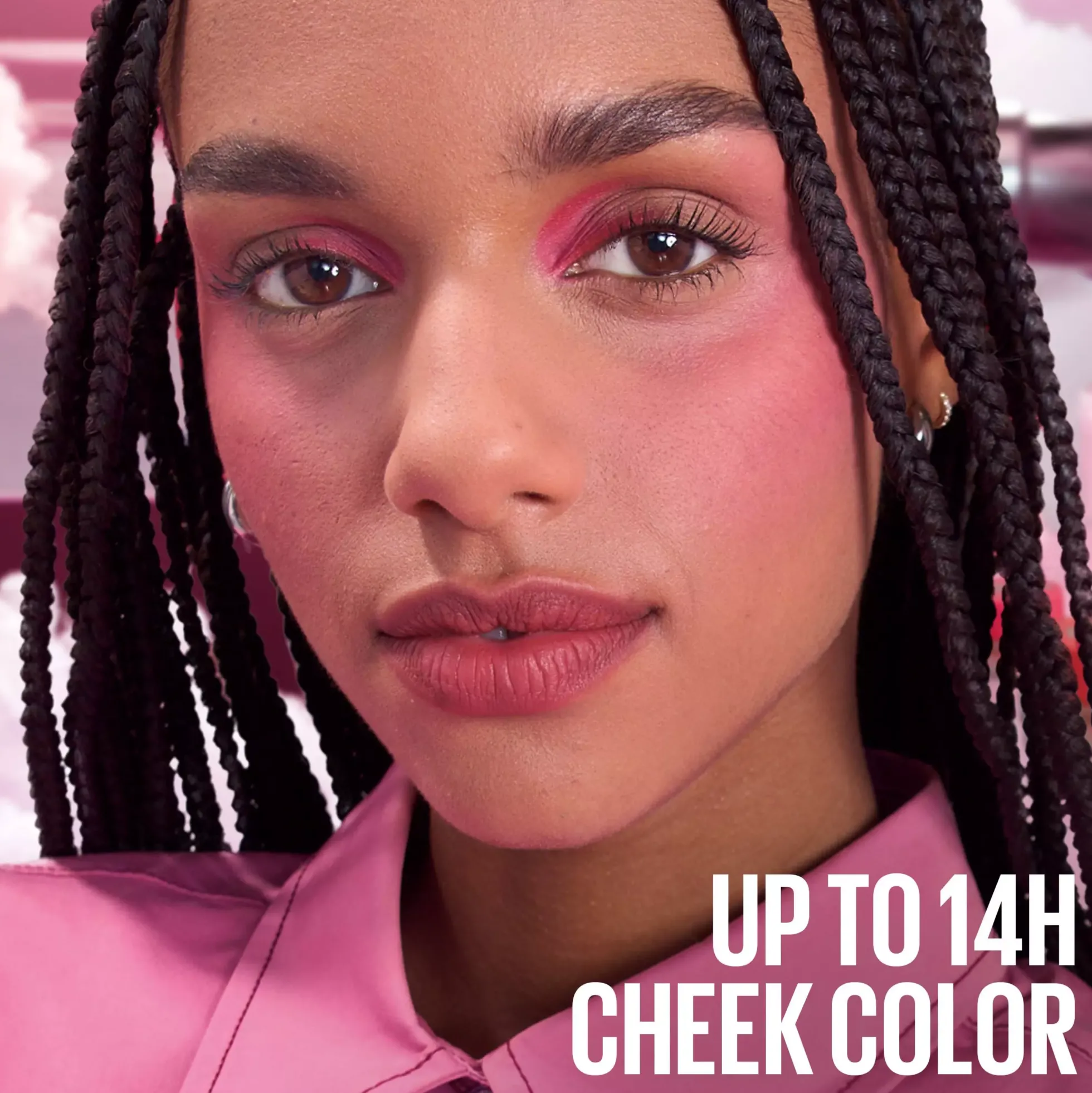 Maybelline New York Cloudtopia Cheek & Lip Mousse 8 Enchanted Mauve