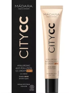 MádaraSkincare City CC Hyaluronic Anti-Pollution Cc Cream Spf 15 Beige