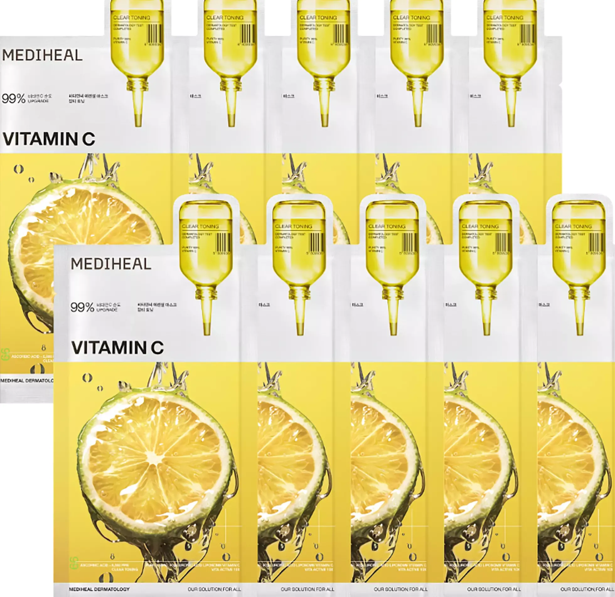 Mediheal Vitamin C Essential Mask Clear Toning 10 st