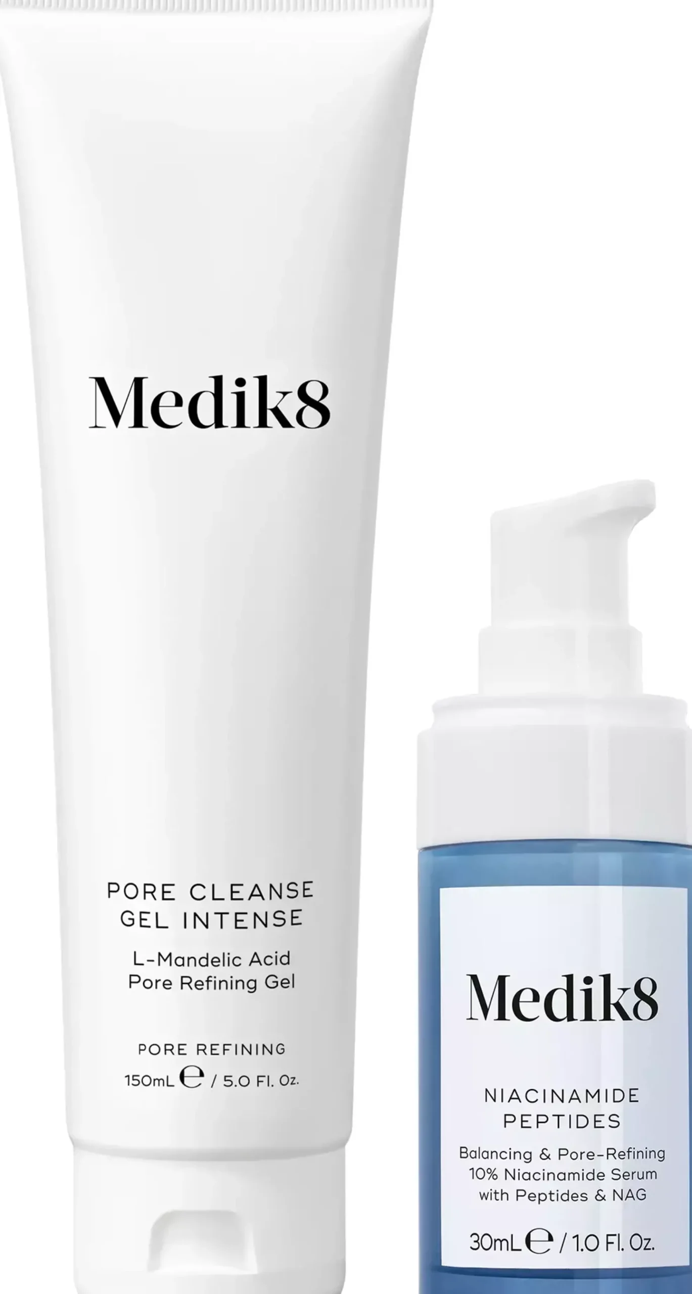 Medik8 Pore Bundle Cleansing Gel 150 ml & Peptides 30 ml