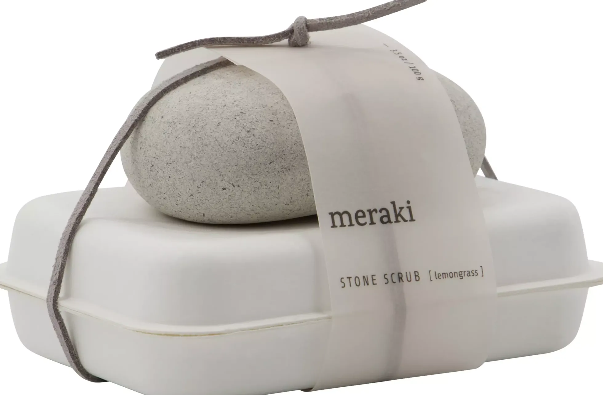 Meraki Lemongrass Stone Scrub 100 g