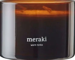 MerakiWarm Tonka Scented Candle Medium