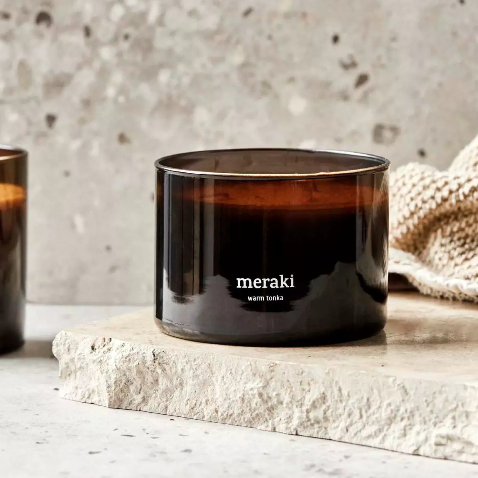 MerakiWarm Tonka Scented Candle Small