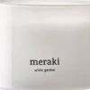 MerakiWhite Garden Scented Candle Large