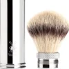 Mühle Syntetisk Reserakborste Chrome Silvertip